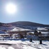 冬、元旦の四国カルスト、大野ヶ原の雪道を行く！