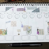 【BUJO】花で埋める：2024年24Wデコ◆06/10～06/16