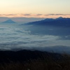 富士山と諏訪湖