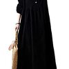 「今日の服、どうしよう？」を解決！【YYQ-SHOP】コーデュロイシャツワンピースで体型カバーも叶う大人の万能マキシ丈