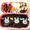 かわいいのり弁とおにぎり弁当