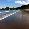  千葉岩井海岸で海水浴(2日目)