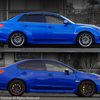 【SUBARU】 WRX STI (D型) 　インプレッサWRX Sti(GVF)と見た目の違いと現行シビックTypeRなど