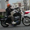 バイクに乗って