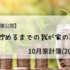 【家計簿公開】300万貯めるまでの我が家の記録14(10月家計簿2022年)