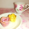 チューリップ🌷と薔薇🌹の可愛いお菓子でTea Time❤️