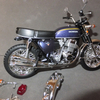 アオシマ　CB750FOURK2　アストロパープルメタリックカスタム　買ってきて分解