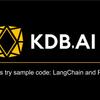 Introduction to KDB.AI (5) - Sample code (LangChain and RAG)