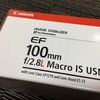 Canon100ミリマクロレンズ(・ω・)ノ