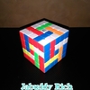 ルービックキューブで模様を作りました！　Rubik's Cube art design