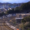 富士山と東急３０００系（目黒線用）甲種輸送
