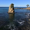 相模湾から富士山を望む