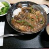 西川口の「あおき食堂」でなすとピーマンと厚揚げの味噌あんかけ丼を食べました★