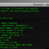  Macのシステム情報をTerminalから見る