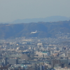 梅田スカイビル空中庭園展望台からの夕景