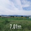 朝🌄ラン🏃7km+α