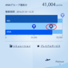 やっとこさANAプレミアムポイント40,000超え