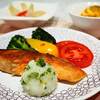 ☆サーモンソテー ねぎおろし添え＆かぶのスープ煮☆