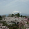 桜と岩木山