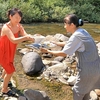 秋田県湯沢市「川原の湯っこ」でおもろいことやりました♪