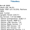 BlackBerry Bold 9900 Official OS （v7.1.0.318）　DoCoMo Japan