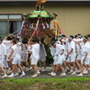 白瀑神社　　神輿の瀑浴び　　8月1日