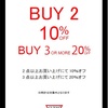 原宿路面店2BUY10% 3BUY20%OFF