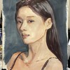 一日で描く油絵人物画 4月20日 ホルベインデュオのありがたみを実感する