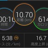 今日のランニング～９月６日～栃木市総合運動公園