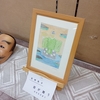 能面展に銅版画展示