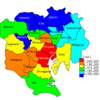 Household Income by Ward in Tokyo 23 Wards, 2013