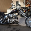 Long fork chopper　Custom gas tank paint