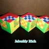 ルービックキューブで模様を作りました！　Rubik's Cube art design