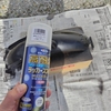 リアフェンダーとマッドガードと小物入れの塗装