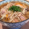 鶏ときのこのあんかけ蕎麦