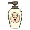 かわいいシャンプー のイラスト
