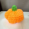 ハロウィン飾り：かぼちゃを編みました