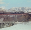 東北の山、川、田んぼ。陸羽東線。