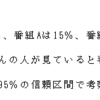 統計の理解（推定）・問題７－３