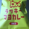 【おつまみ100円シリーズ】ラッキーマヨカレーおかきを食べてみた　三真