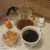 今回のコーヒーはキリマンジャロAA(中煎り)～お茶請けはチーズケーキ～