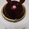 直球・トナカイのチョコカスタードケーキ