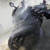 ロングツーリングの締め・バイクの洗車整備をした件 88,849km