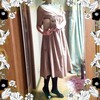 【着画】【コーディネート】ワンピースコーデ～21年10月9日   プチプラコーデ 今日のコーデ 大人かわいいコーデ