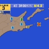 夜だるま地震情報／最大震度3