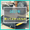 まだブログで紹介していなかった2017年買ってよかったもの。