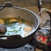 乳頭温泉・鶴の湯 「本陣」 夕食レポ！囲炉裏でいただく名物・山の芋鍋と岩魚の塩焼き【鶴の湯ひとり温泉旅⑨】