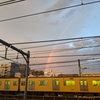 7月11日（日）　東京　19時前　虹が出てた！
