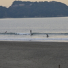 思ったより波の残っていた鵠沼！