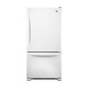 Best!! 18.5 cu. ft. Bottom-Freezer Refrigerator with Adjustable Spill-Catcher Glass Shelves Gallon Door Bins Ice Maker and Electronic Temperature Controls White